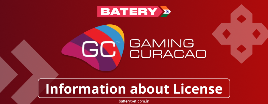 License Batery Bet IN