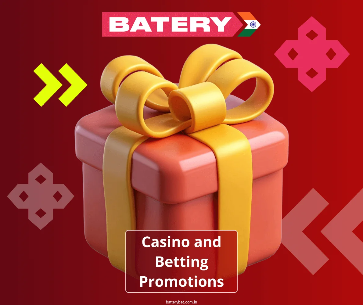 Top bonuses for Indian players at Batery Bet