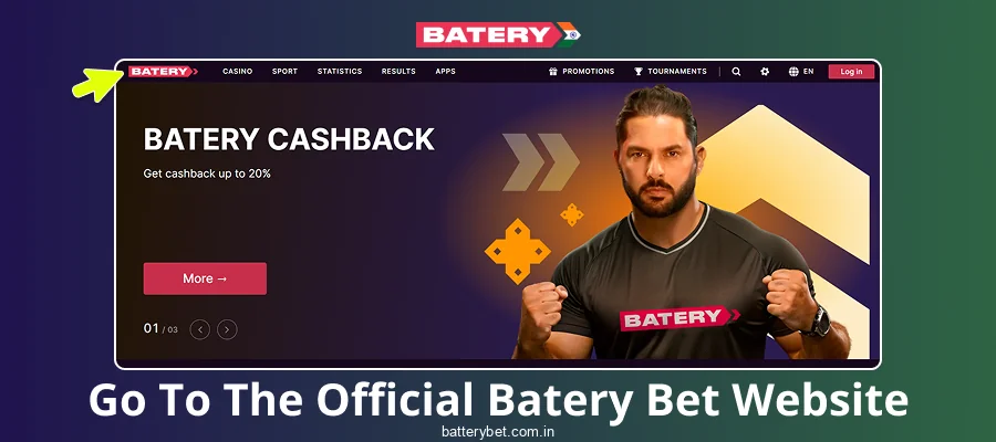 Visit the Batery Bet India website